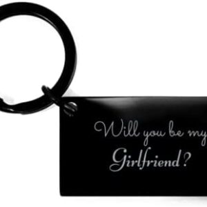 ‘Will You Be My Girlfriend?’ – A Keychain with a Romantic Message