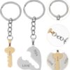 ABOOFAN I Love You Keychain – Matching Couple Gift - Image 14