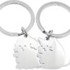 Matching Cat & Dog Keychain – Long-Distance Gift for Couples - Image 2