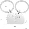 Matching Cat & Dog Keychain – Long-Distance Gift for Couples - Image 4