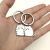 Matching Cat & Dog Keychain – Long-Distance Gift for Couples - Image 6