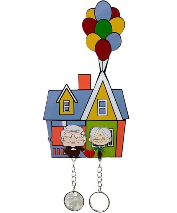 Cartoon Keychain-Ring Set for Couples Simpson Winnie