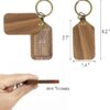 DIY Photo Wooden Couple Keychain – Personalized Matching Gift - Image 2