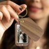 DIY Photo Wooden Couple Keychain – Personalized Matching Gift - Image 3