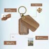 DIY Photo Wooden Couple Keychain – Personalized Matching Gift - Image 4