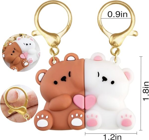 Ikacvb Couple Cute Keychains Anniversary Birthday Valentines Day Gifts For Girlfriend Boyfriend