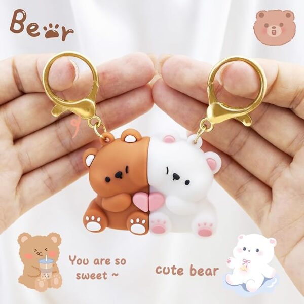 Ikacvb Couple Cute Keychains Anniversary Birthday Valentines Day Gifts For Girlfriend Boyfriend