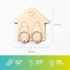 Wooden House Keychain – A Gift for New Beginnings - Image 4
