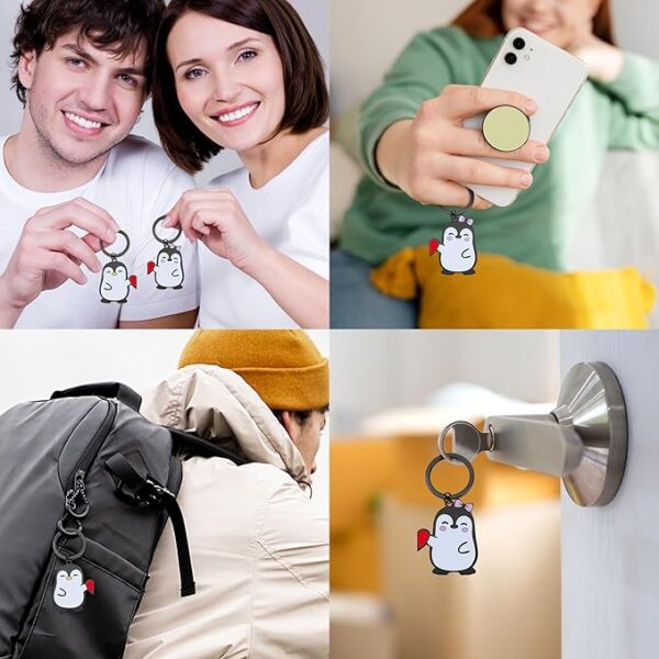 JoycuFF Couple Gifts Keychain Matching Couple Valentine's Day Gift [Cute]