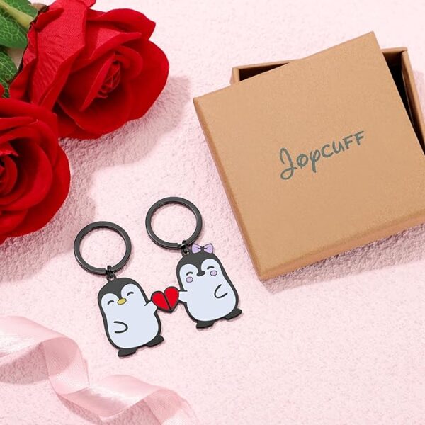 JoycuFF Couple Gifts Keychain Matching Couple Valentine's Day Gift [Cute]