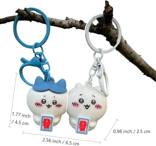 CHIWA & HACHI Magnetic Keychains – A Special Couple Gift