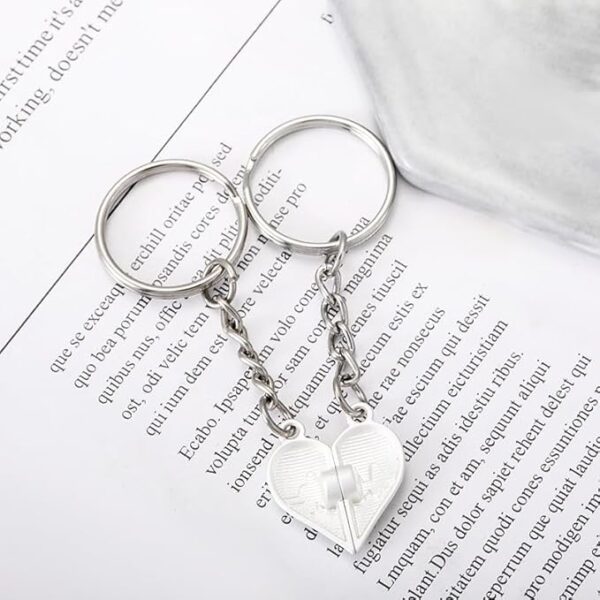 Heartbeat Magnetic Keychain – A Pulse of Love