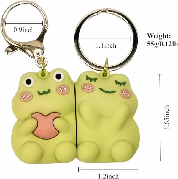 Magnetic Frog Keychains – A Cute Gift for Couples