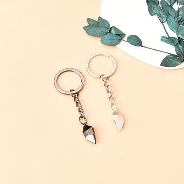 Half-Heart Magnetic Keychain – Two Halves of One Love