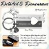 Long Distance Engraved Love Message Keychain – Gift for Boyfriend, Girlfriend, Husband, or Wife - Image 3
