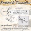 Long Distance Relationship Keychain – Romantic Anniversary Gift for Boyfriend or Girlfriend - Image 2
