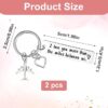 Long Distance Couple Keychain – “I Love You More Than Miles” Gift Set - Image 4
