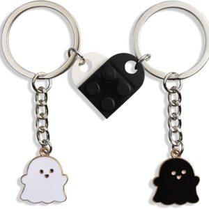 halloween boo matching keychain